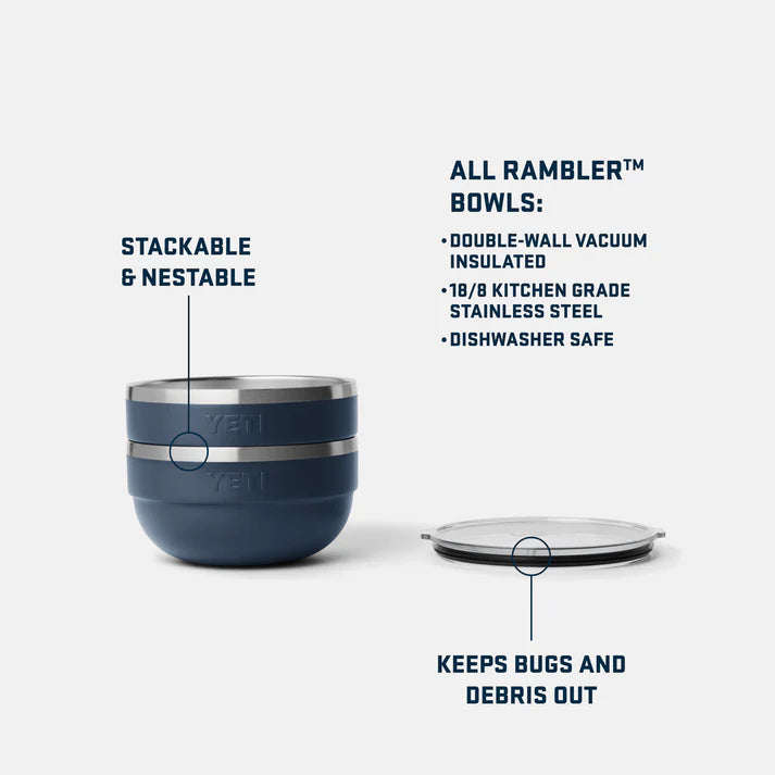 YETI® Rambler™ Isolierte Schüssel Mittel mit Deckel