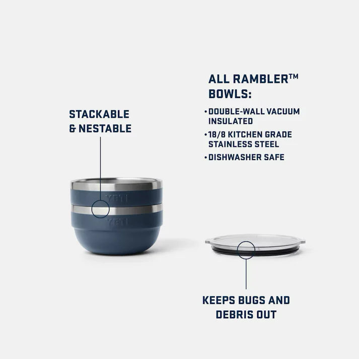 YETI® Rambler™ Isolierte Schüssel Klein mit Deckel