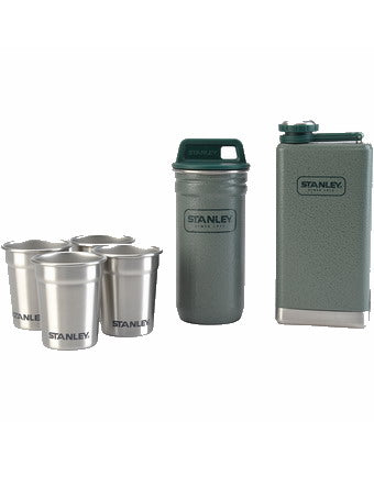 Stanley Stainless Steel Shot Glass and Flask Set